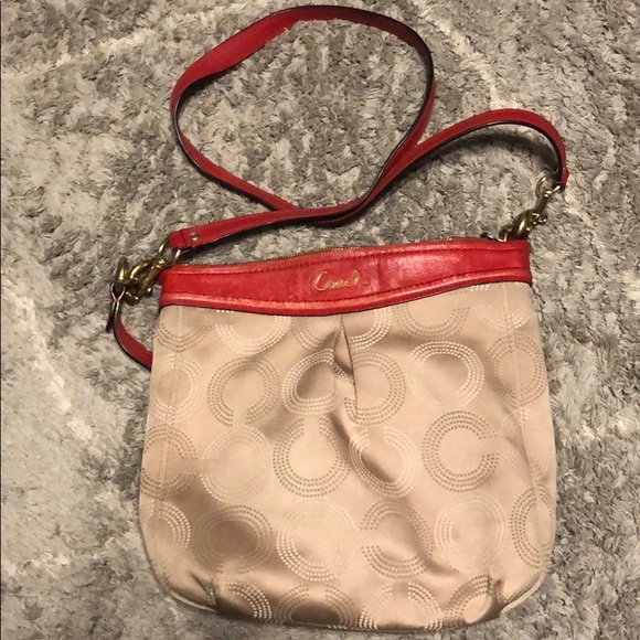 CoachAshley Dotted Op art Hippie 2WAY shoulder bag